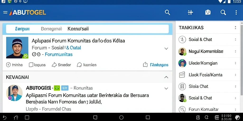 Tampilan antarmuka ABUTOGEL yang ramah pengguna dan interaktif.